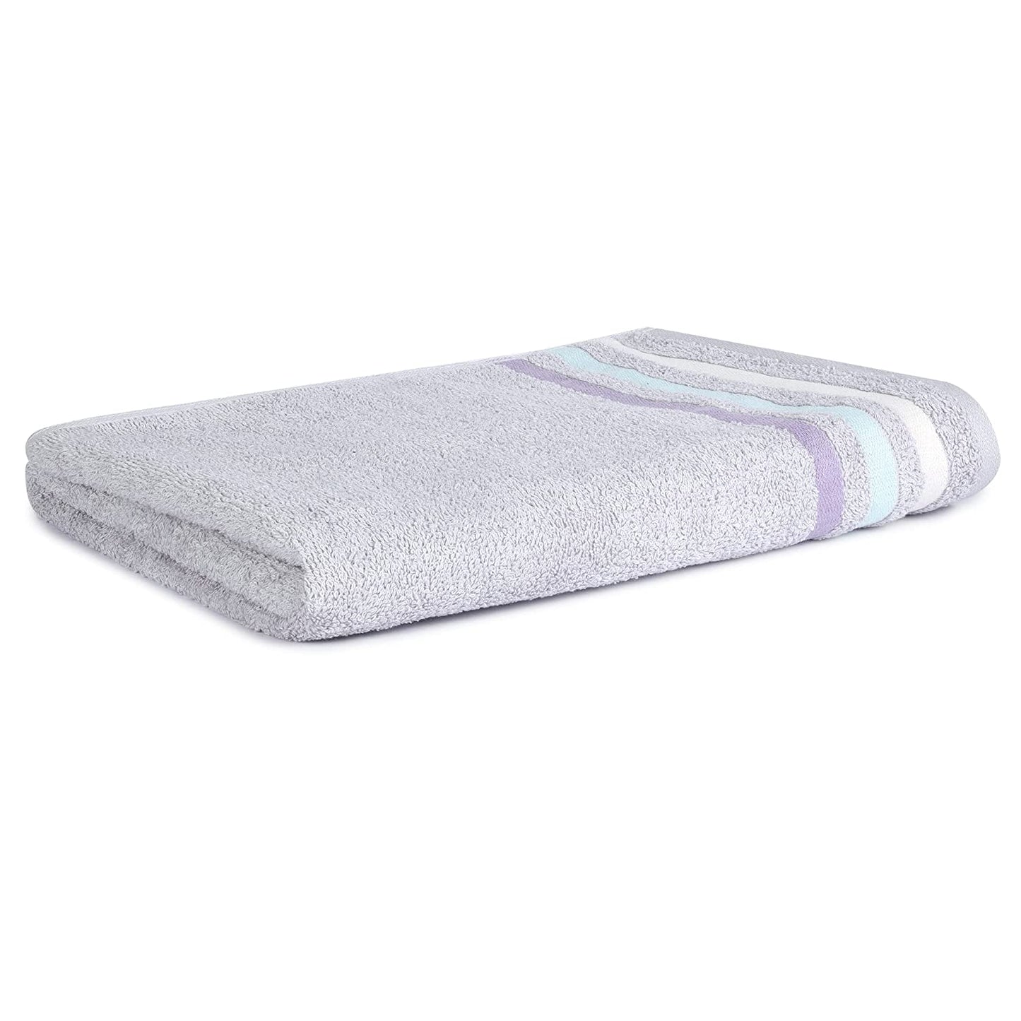 Bath Towel Set of 1, 100% Cotton Grey