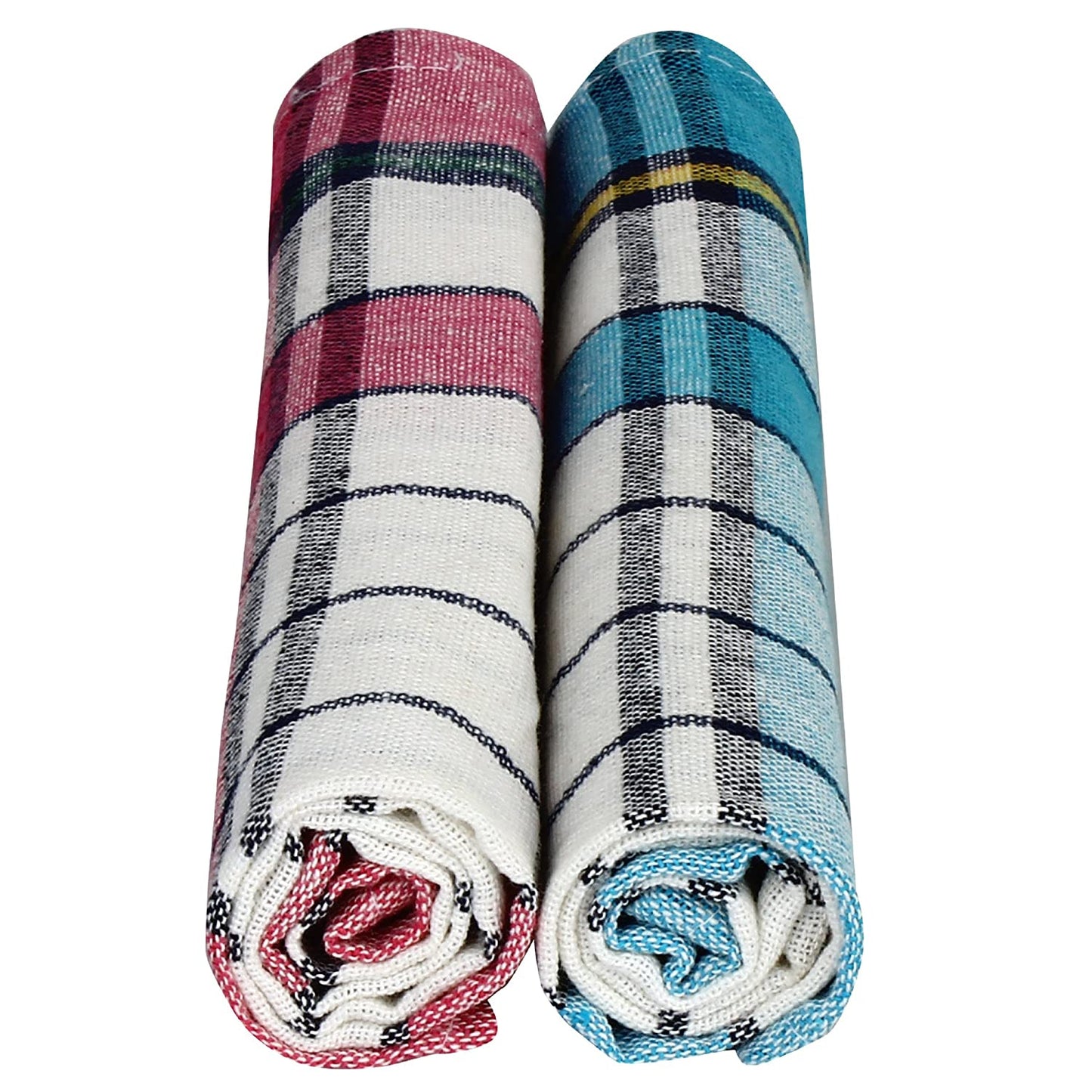 CherryLand Cleaning Cloth Multipurpose Kitchen Napkin/Duster/Cleaning Cloth Table Wipe (Pack of 6) 16x16 Inch(Medium) Blue Pink